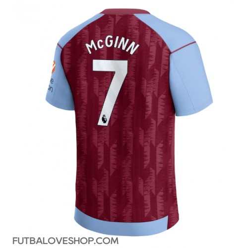 Dres Aston Villa John McGinn #7 Domáci 2023-24 Krátky Rukáv